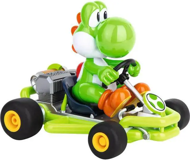 Alt view image 2 of 7 - Carrera 370200988 2.44 GHz Mario Kart Pipe Kart RC Car - Yoshi