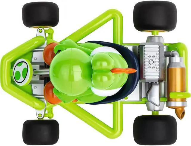Alt view image 5 of 7 - Carrera 370200988 2.44 GHz Mario Kart Pipe Kart RC Car - Yoshi