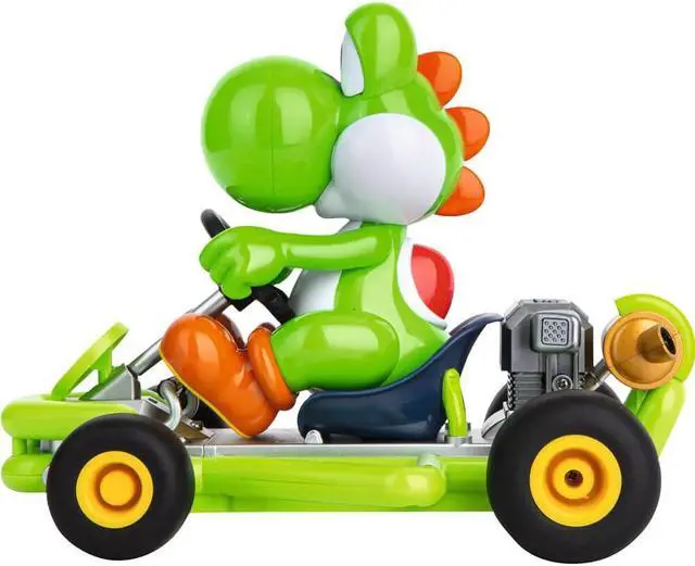 Alt view image 3 of 7 - Carrera 370200988 2.44 GHz Mario Kart Pipe Kart RC Car - Yoshi