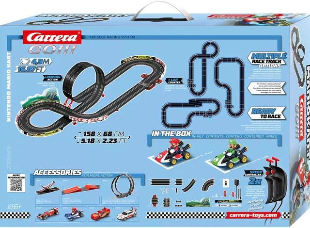 Alt view image 2 of 7 - Carrera 20062491 Mario Kart Go!!! Slot Car Racing Set