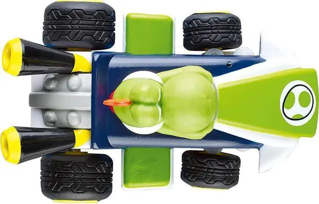 Alt view image 3 of 7 - Carrera 370430004 Nintendo Mario Kart Mini RC Remote Control Car - Yoshi