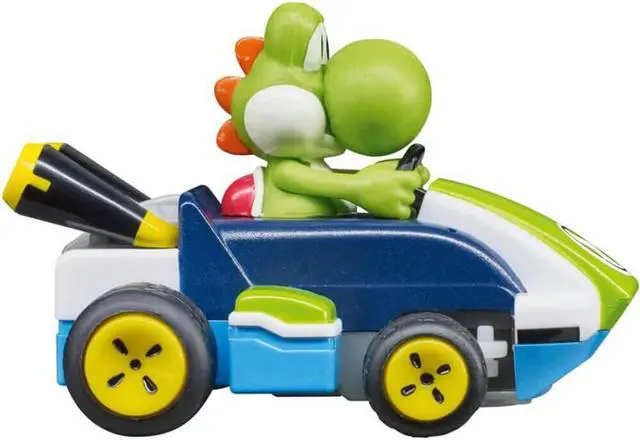 Alt view image 4 of 7 - Carrera 370430004 Nintendo Mario Kart Mini RC Remote Control Car - Yoshi