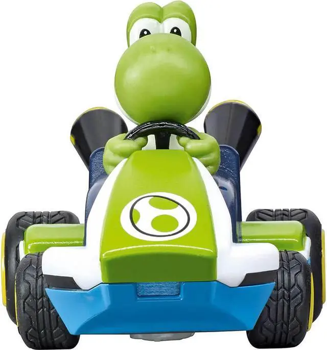 Alt view image 2 of 7 - Carrera 370430004 Nintendo Mario Kart Mini RC Remote Control Car - Yoshi