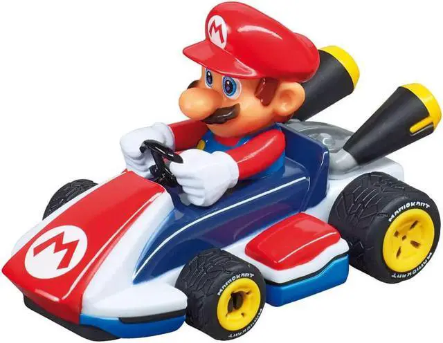 Alt view image 4 of 6 - Carrera 20063024 Mario Kart Mario vs. Peach First Beginner Slot Car Racing Set