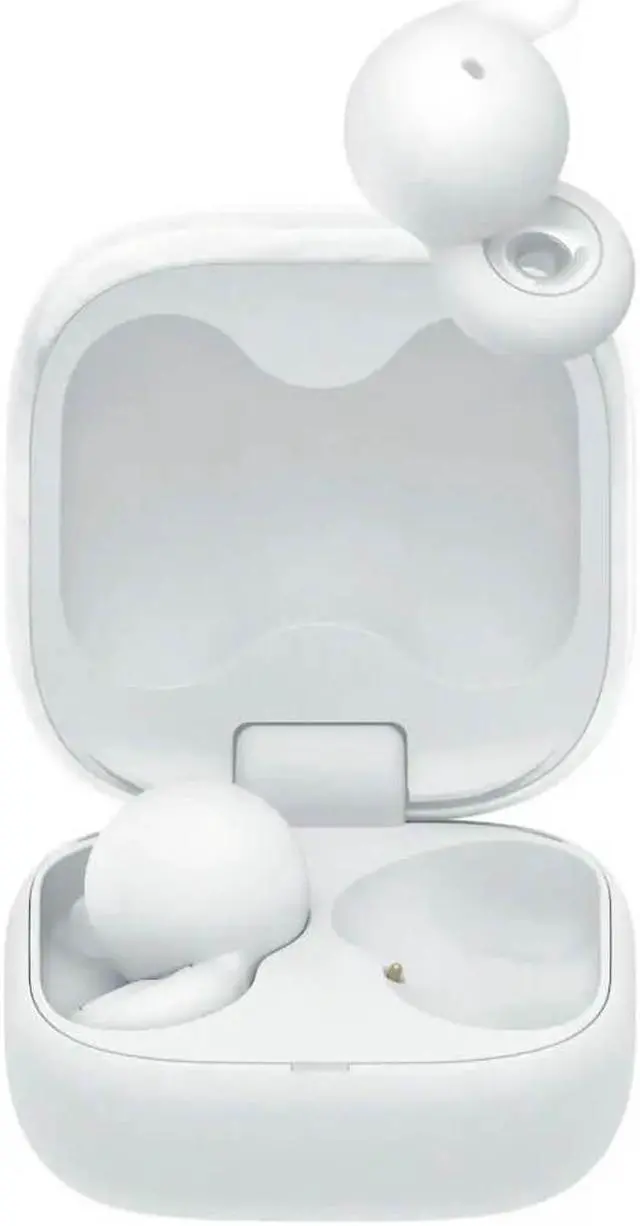 Alt view image 3 of 20 - Sony WFL910W LinkBuds Open True Wireless Earbuds - White