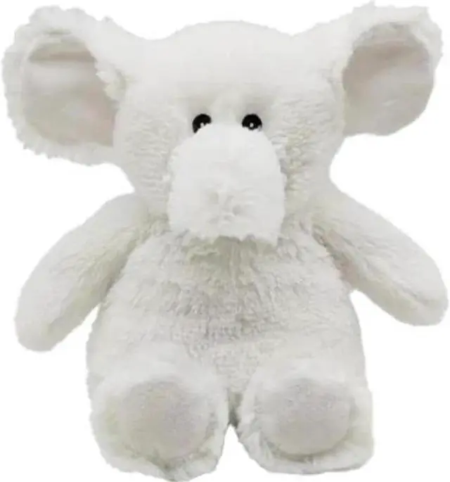 Main image of Warmies CPELEW Microwavable French Lavender Scented Plush White Elephant