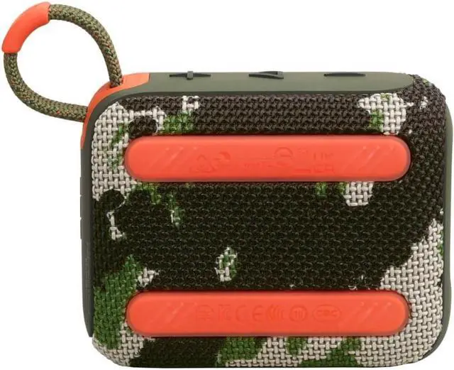 Alt view image 2 of 14 - JBL GO4SQUAD Go 4 Portable Bluetooth Speaker - Camo