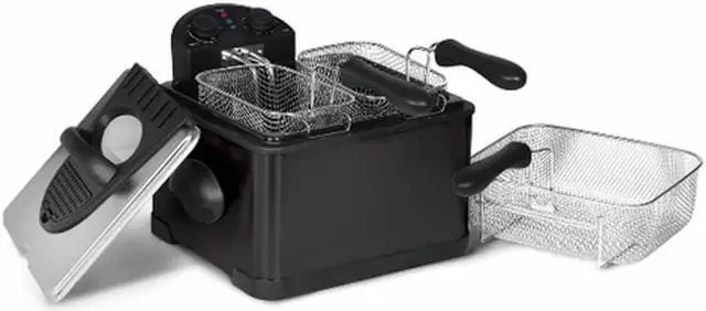 Alt view image 2 of 3 - Complete Cuisine CCDP401CSBLK 4L Electric Deep Fryer