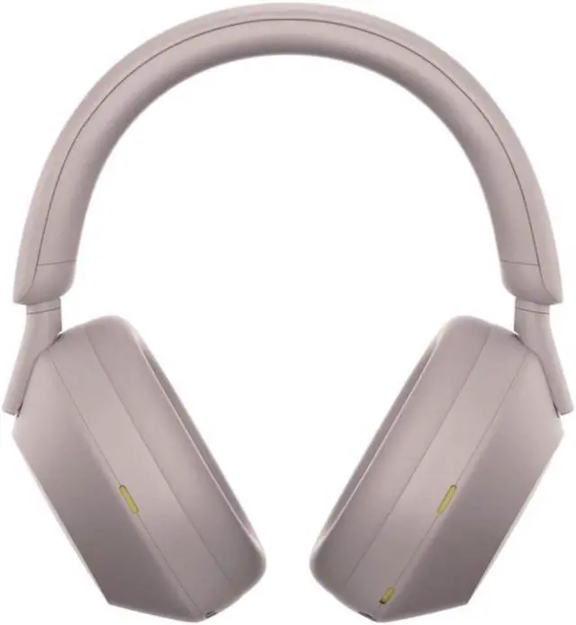 Alt view image 2 of 12 - Sony WH1000XM5P Noise-Canceling Over-Ear Headphones - Pink