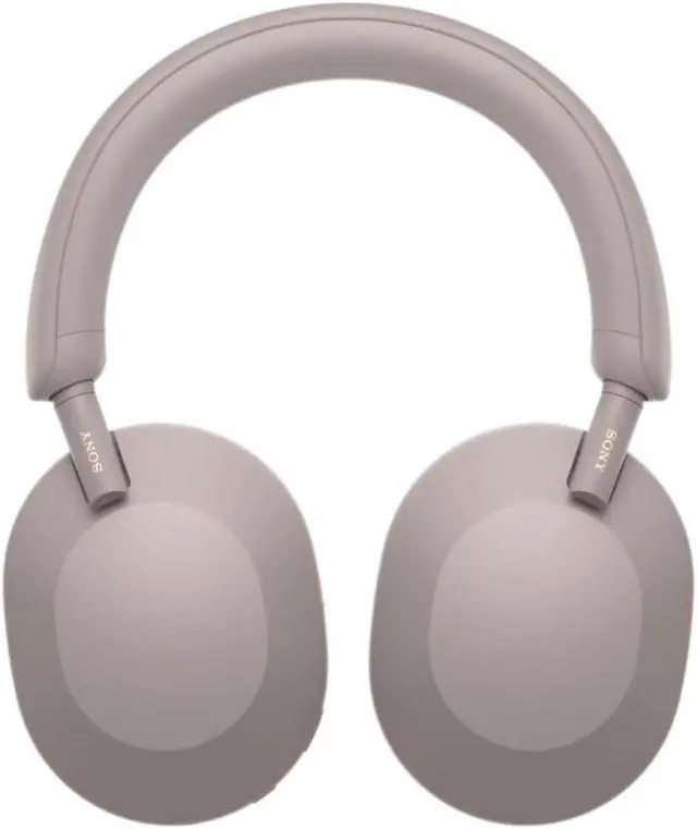 Alt view image 3 of 12 - Sony WH1000XM5P Noise-Canceling Over-Ear Headphones - Pink