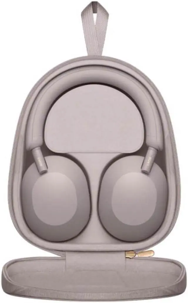 Alt view image 4 of 12 - Sony WH1000XM5P Noise-Canceling Over-Ear Headphones - Pink