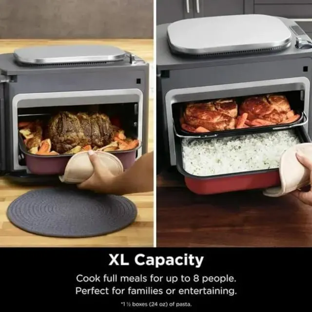 Alt view image 4 of 7 - Ninja SFP700EGB Combi 10-in-1 Multicooker - Stainless