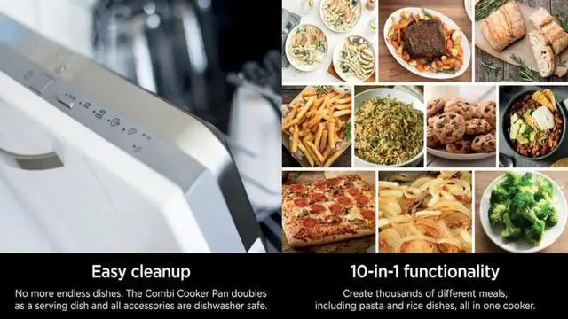 Alt view image 7 of 7 - Ninja SFP700EGB Combi 10-in-1 Multicooker - Stainless