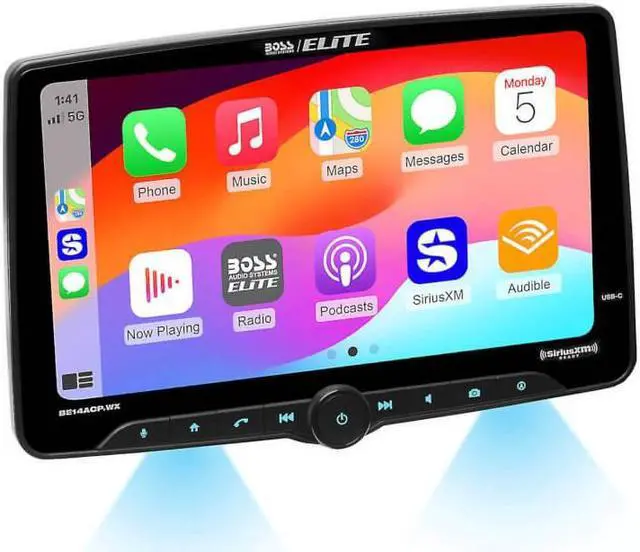 Alt view image 2 of 4 - Boss Audio BE14ACPWX 14 inch Digital Media Receiver with Carplay and Android Auto