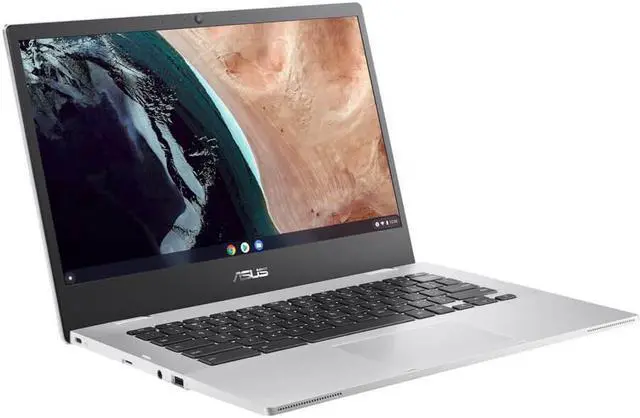 Alt view image 3 of 13 - Asus CX1400CKADS8 14 inch CX1 Chromebook - Intel Celeron N4500 - 8GB/64GB - Transparent Silver