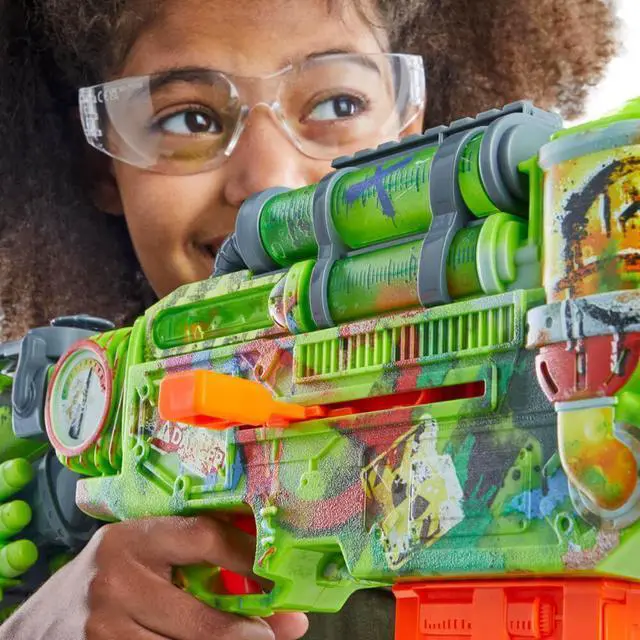 Alt view image 4 of 7 - Hasbro F8962 Nerf Zombie Corrupter Dart Blaster