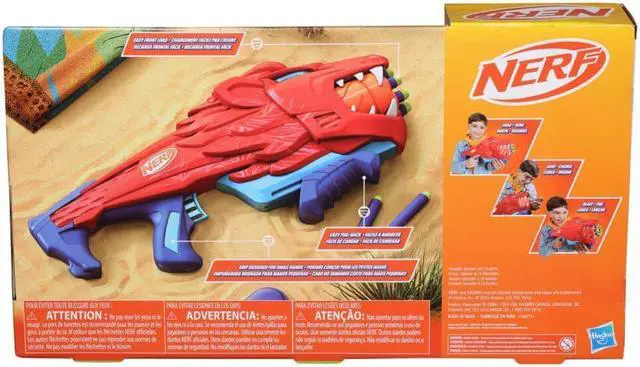 Alt view image 3 of 7 - Hasbro F8646 Nerf Junior Wild Lionfury Dart Blaster