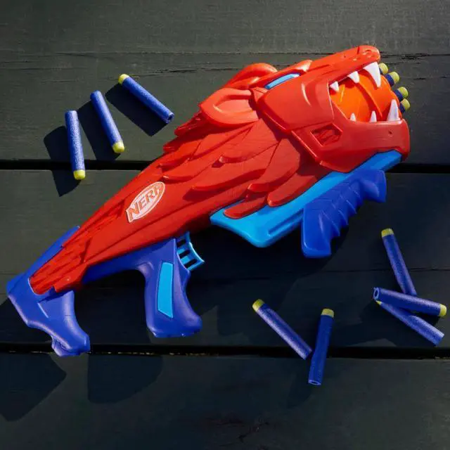 Alt view image 4 of 7 - Hasbro F8646 Nerf Junior Wild Lionfury Dart Blaster