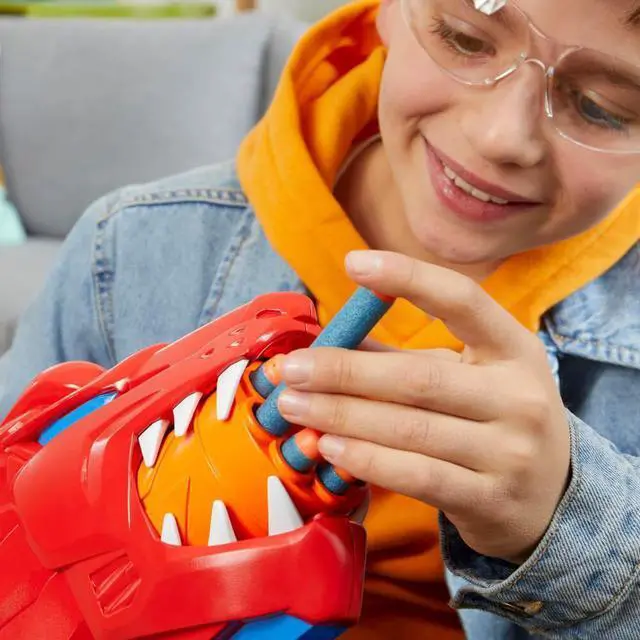 Alt view image 6 of 7 - Hasbro F8646 Nerf Junior Wild Lionfury Dart Blaster