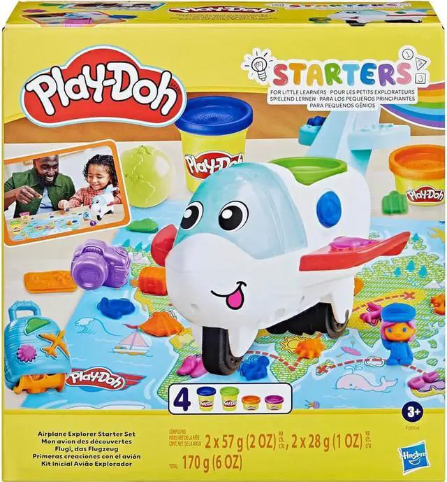 Alt view image 2 of 7 - Hasbro F8804 Play-Doh Airplane Explorer Starter Set