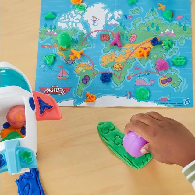 Alt view image 6 of 7 - Hasbro F8804 Play-Doh Airplane Explorer Starter Set