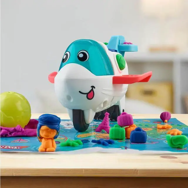 Alt view image 7 of 7 - Hasbro F8804 Play-Doh Airplane Explorer Starter Set