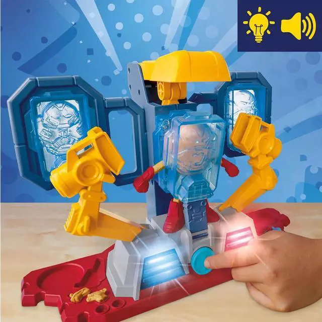 Alt view image 7 of 7 - Hasbro G0035 Play-Doh Marvel Iron Man Armor Maker Lab Playset