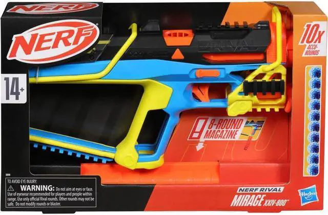 Alt view image 2 of 7 - Hasbro F8444 Nerf Rival Mirage XXIV-800 Blaster