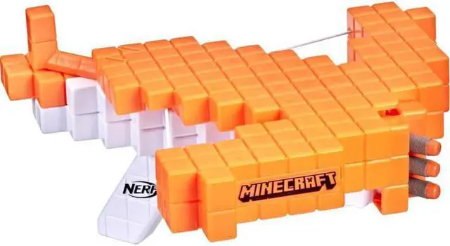Alt view image 2 of 5 - Hasbro F4415 Nerf Minecraft Pillager Crossbow Dart Blaster
