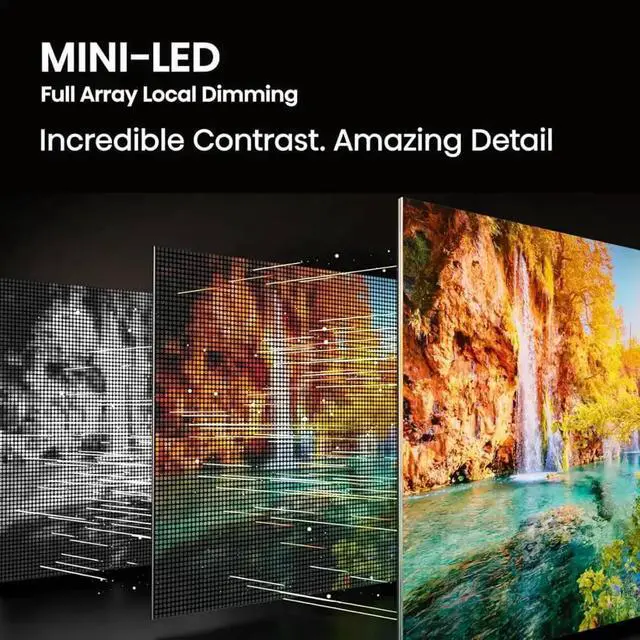 Alt view image 5 of 7 - Hisense 55U6N 55 inch Class U6 Series Mini-LED ULED 4K Smart Google TV