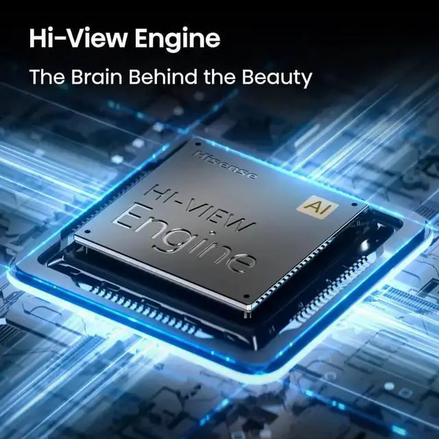 Alt view image 7 of 7 - Hisense 55U6N 55 inch Class U6 Series Mini-LED ULED 4K Smart Google TV