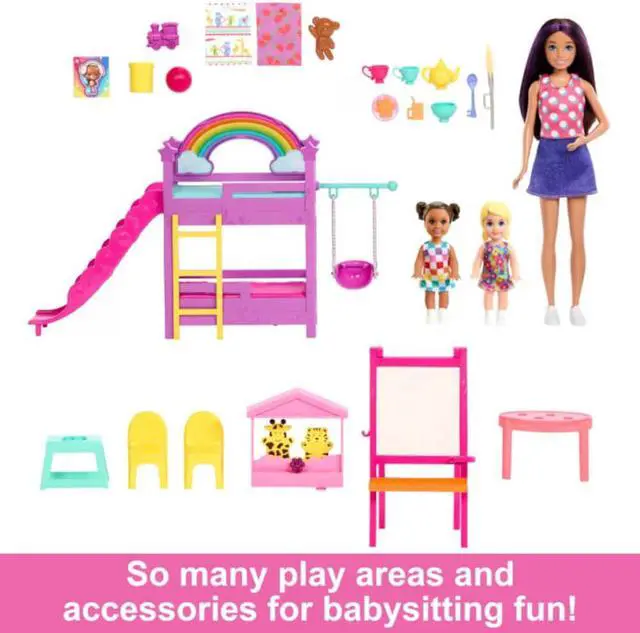 Alt view image 2 of 6 - Mattel HND18 Barbie Skipper Babysitters Inc Ultimate Daycare Playset