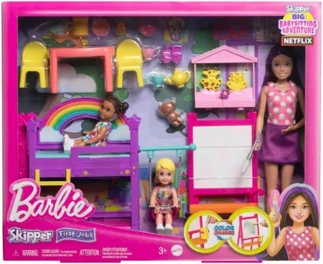 Alt view image 5 of 6 - Mattel HND18 Barbie Skipper Babysitters Inc Ultimate Daycare Playset