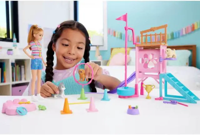 Alt view image 5 of 5 - Mattel HRM10 Barbie And Stacie To The Rescue Puppy Playground Playset