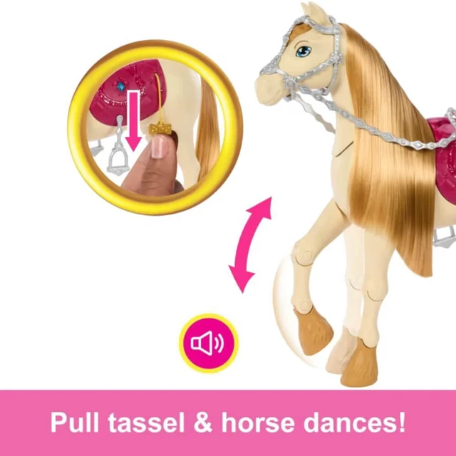 Alt view image 3 of 6 - Mattel HXJ42 Barbie Mysteries: The Great Horse Chase Interactive Toy Horse