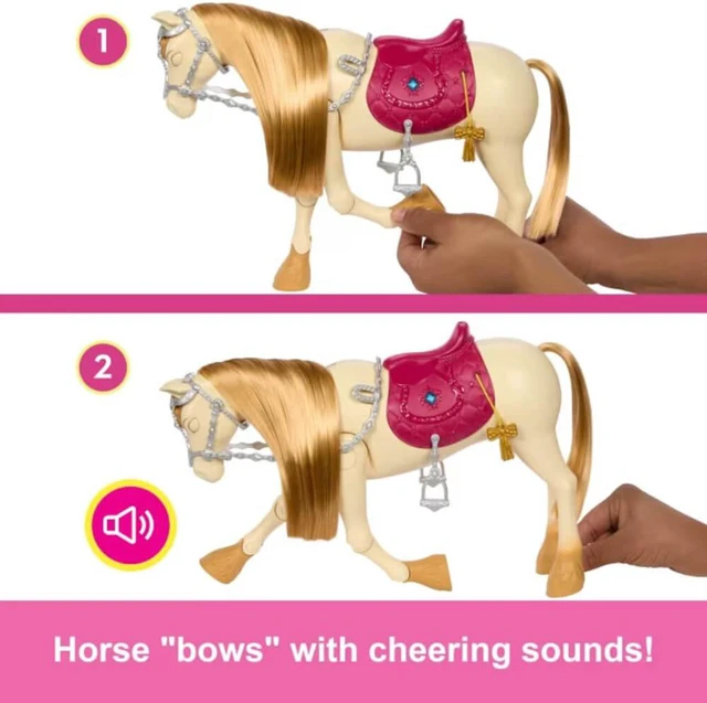 Alt view image 2 of 6 - Mattel HXJ42 Barbie Mysteries: The Great Horse Chase Interactive Toy Horse