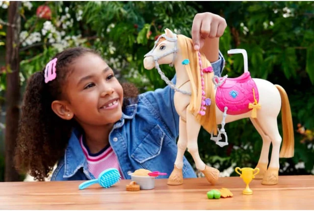 Alt view image 5 of 6 - Mattel HXJ42 Barbie Mysteries: The Great Horse Chase Interactive Toy Horse