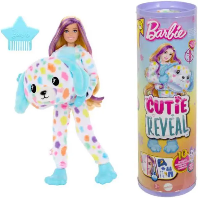 Main image of Mattel HRK41 Barbie Cutie Reveal Dalmatian Doll