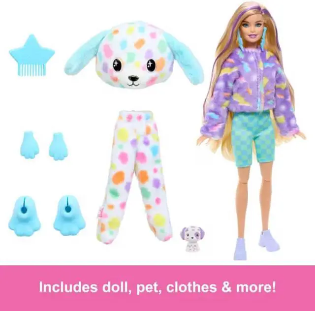 Alt view image 4 of 5 - Mattel HRK41 Barbie Cutie Reveal Dalmatian Doll