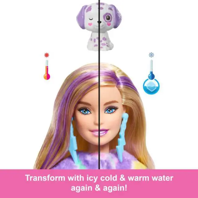 Alt view image 3 of 5 - Mattel HRK41 Barbie Cutie Reveal Dalmatian Doll