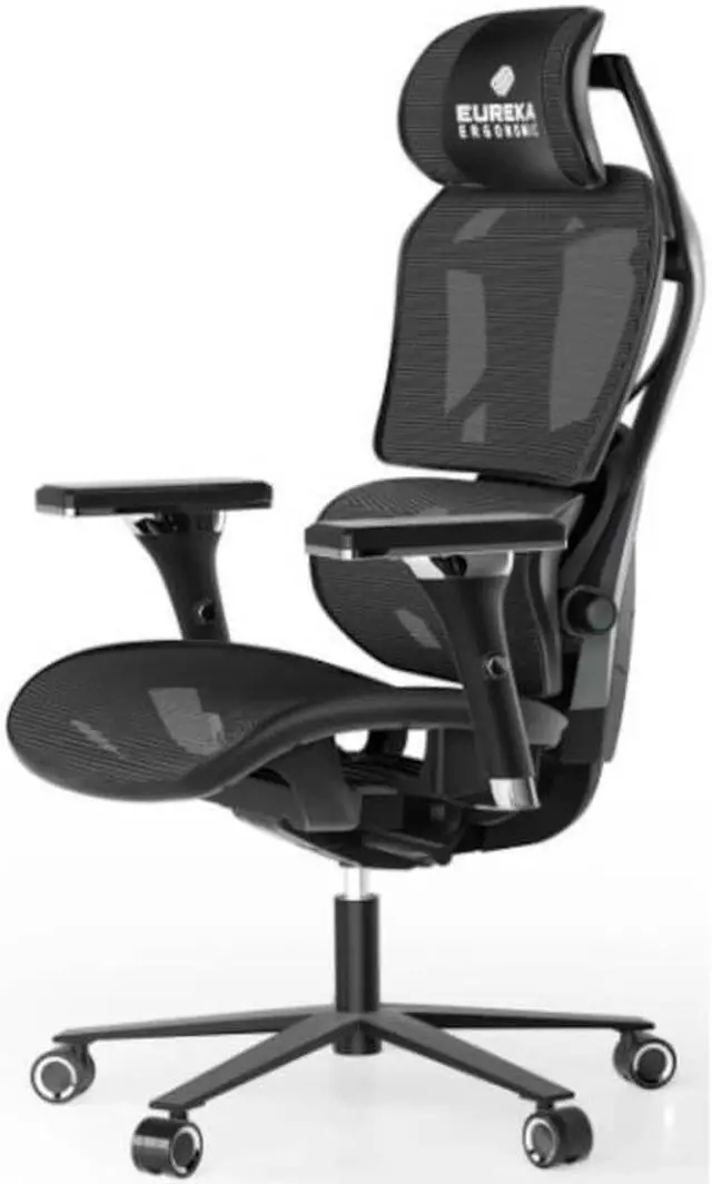 Main image of Eureka Ergonomic ERKGC05GY Typhon Hybrid Ergonomic Gaming Chair - Gray
