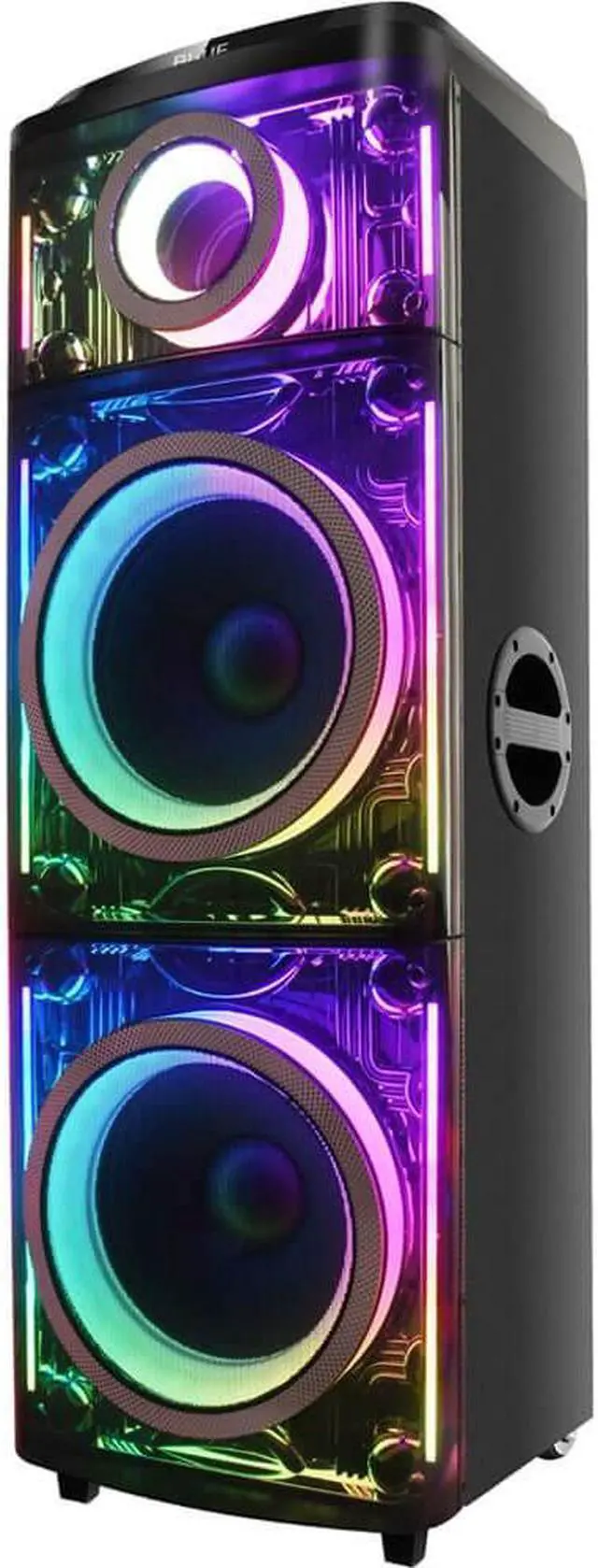 Alt view image 3 of 7 - Supersonic IQ7712DJBT IQ Sound Cyber Flex 2 x 12 inch Wireless Party Speaker