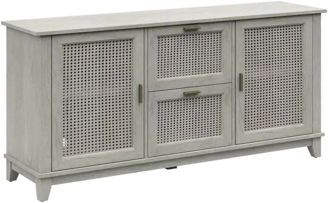 Alt view image 3 of 5 - Twin Star Home OT610PO116 Sideboard Buffet - Fairfax Oak