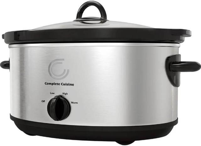 Main image of Complete Cuisine CCSL7000 7.0 Quart Stainless Steel Slow Cooker