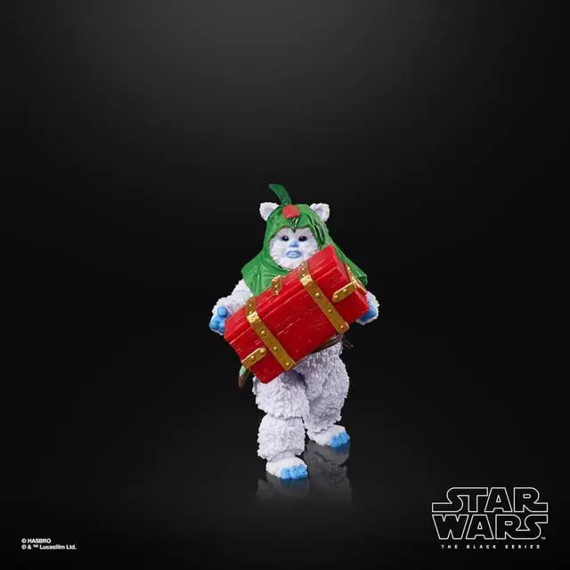 Alt view image 5 of 7 - Hasbro F8313 6 inch Star Wars The Black Series Ewok (Holiday Edition) Action Figure