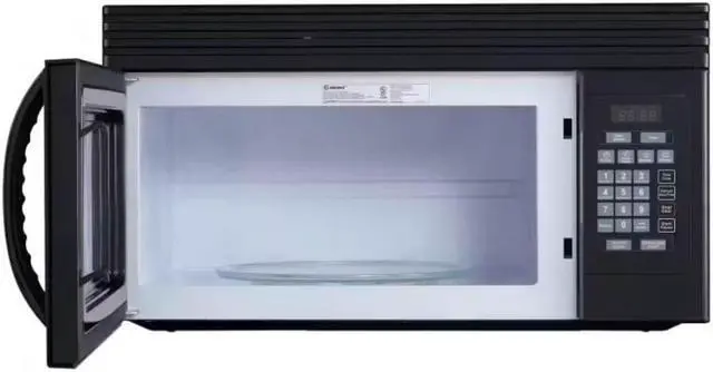 Alt view image 3 of 6 - Element EM1601RQCB 1.6 Cu. Ft. Black Over-the-Range Microwave
