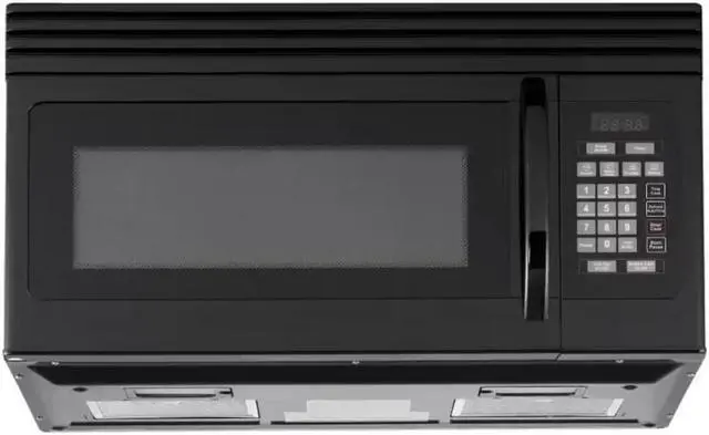 Alt view image 4 of 6 - Element EM1601RQCB 1.6 Cu. Ft. Black Over-the-Range Microwave