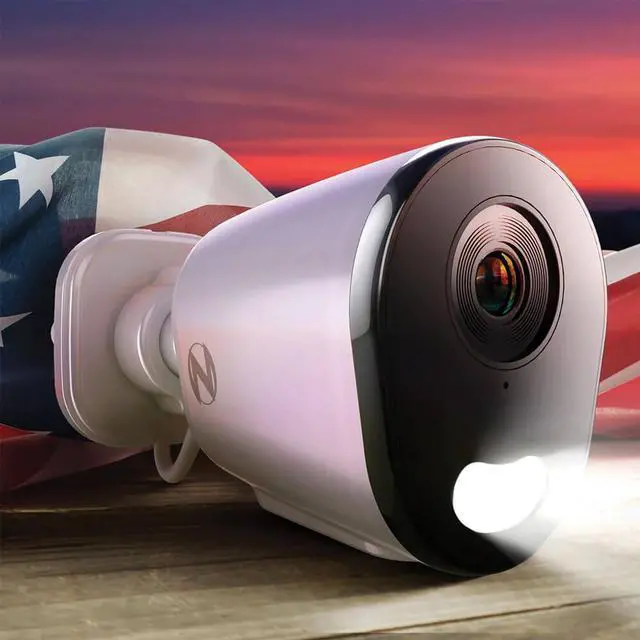 Alt view image 2 of 7 - Night Owl CAMFWIP8L 4K HD Wi-Fi Security Camera - White