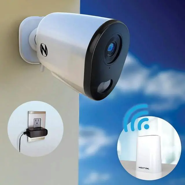 Alt view image 3 of 7 - Night Owl FWR864GBF84L Expandable Wi-Fi 4K Security System - White