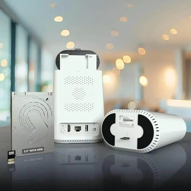 Alt view image 6 of 7 - Night Owl FWR864GBF84L Expandable Wi-Fi 4K Security System - White